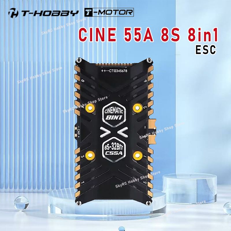 T-Motor F7 Pro Flight Controller - T-MOTOR T-HOBBY C55A ESC Cinematográfico 8