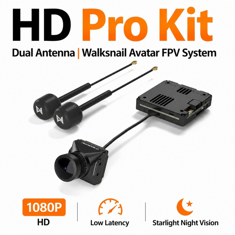 Walksnail Avatar Hd Pro Kit - Kit Walksnail Avatar HD Pro, Cámara
