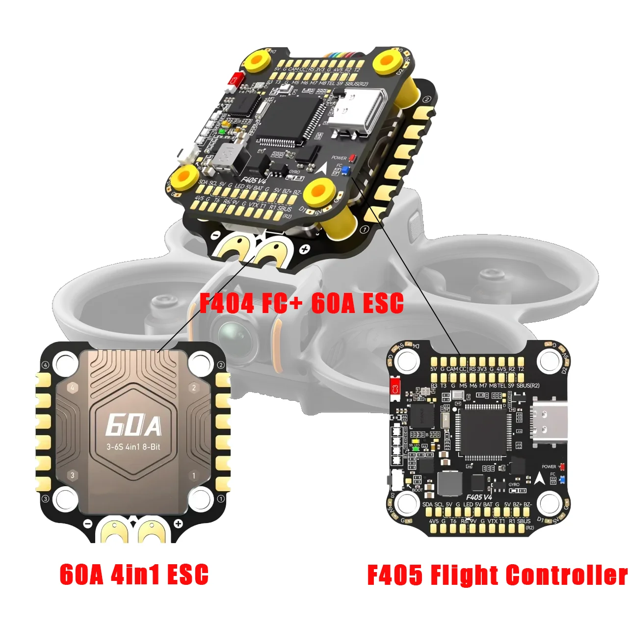 SpeedyBee F405 V4 Stack + BLS  - Speedybee F405 V4 Bls 55A Stack reseña y precio
