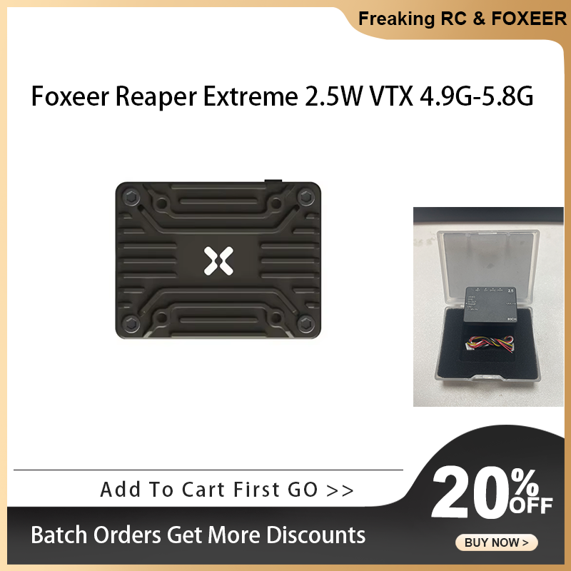 Foxeer 4.9G~6G Reaper Extreme  - Radiomaster Ranger 2.4Ghz Elrs Module reseña y precio