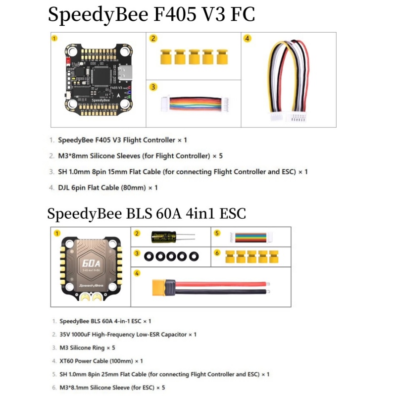 SpeedyBee F4 F405 V4 55A BLS 3 - Speedybee F405 V4 Bls 55A Stack reseña y precio