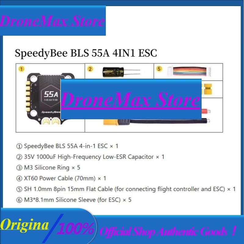 DroMa 1 pieza/lote NUEVO Speed - Speedybee F405 V4 Bls 55A Stack reseña y precio