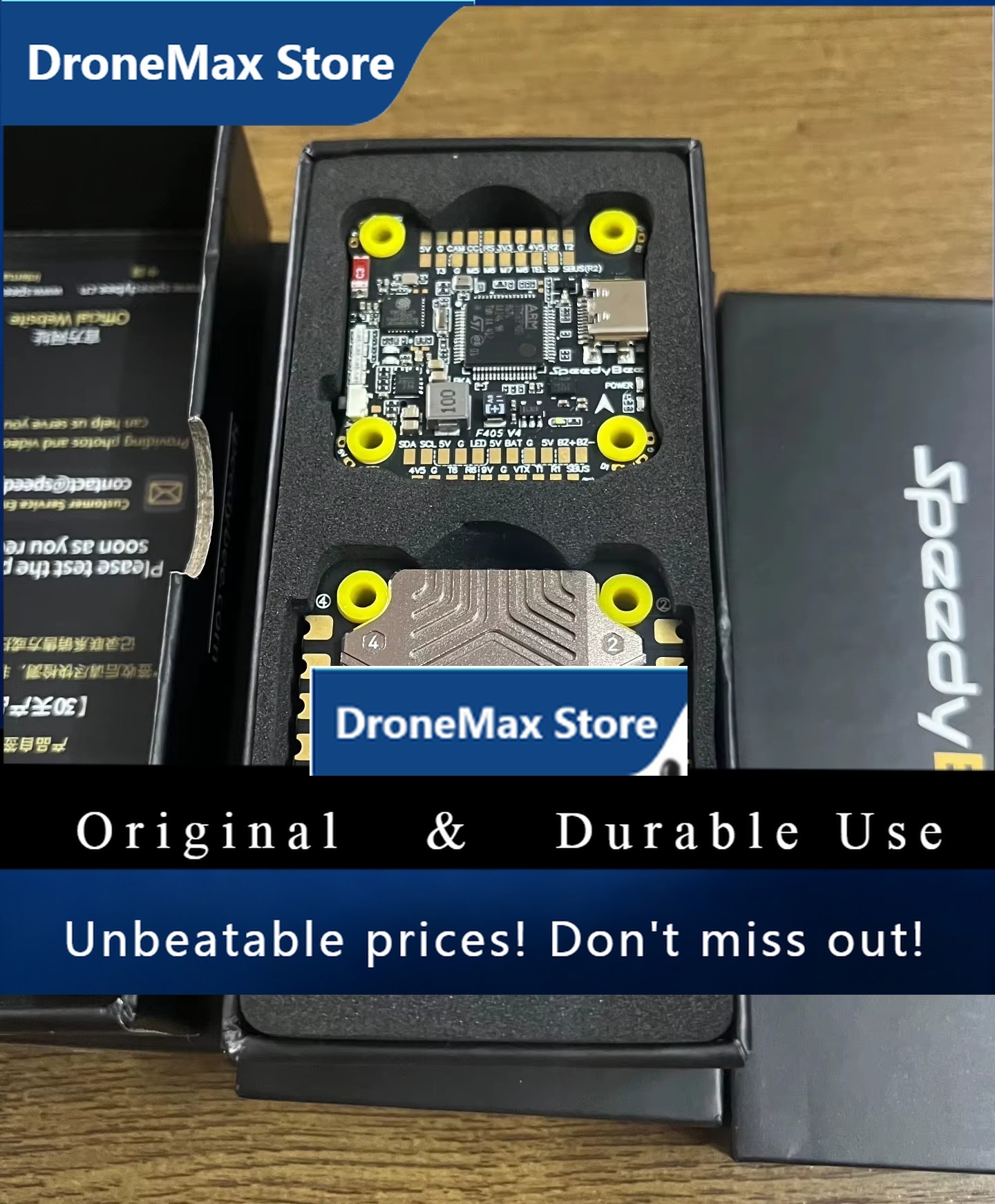DroMa 1 pieza/lote NUEVO Speed - Speedybee F405 V4 Bls 55A Stack reseña y precio