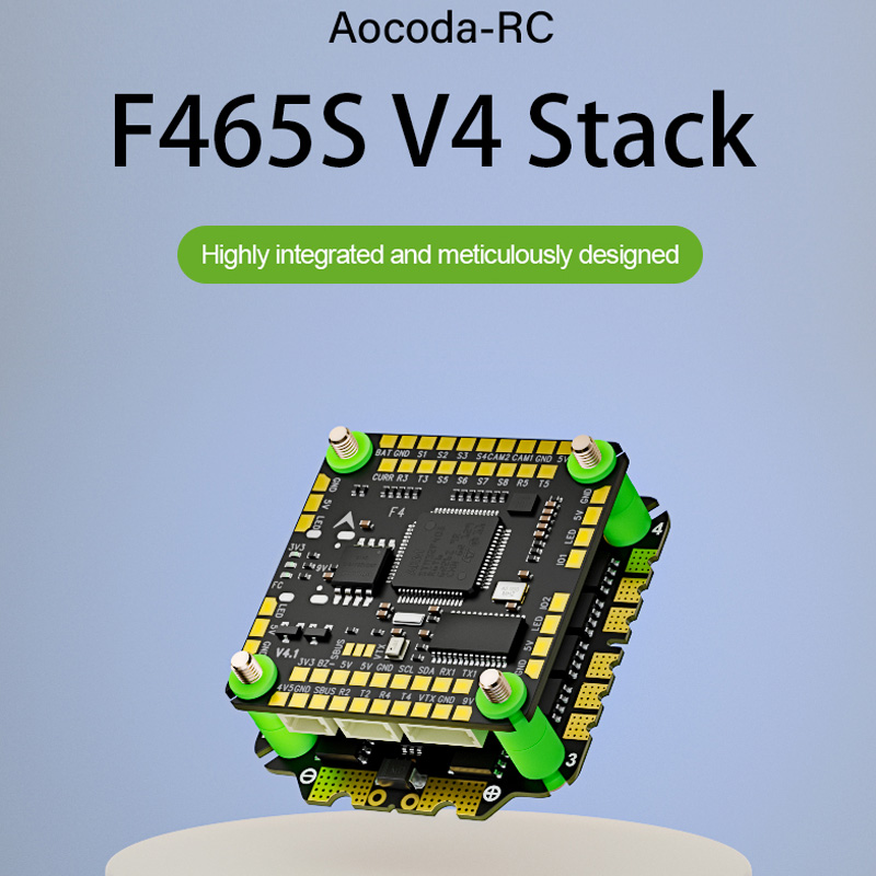 Aocoda-RC F465S V4 Stack F405  - Speedybee F405 V4 Bls 55A Stack reseña y precio
